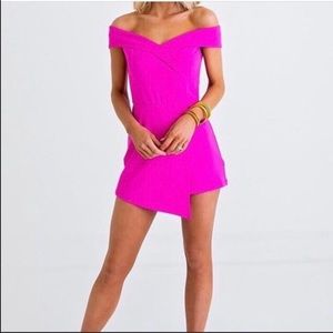 NEW Karlie hot pink romper size small